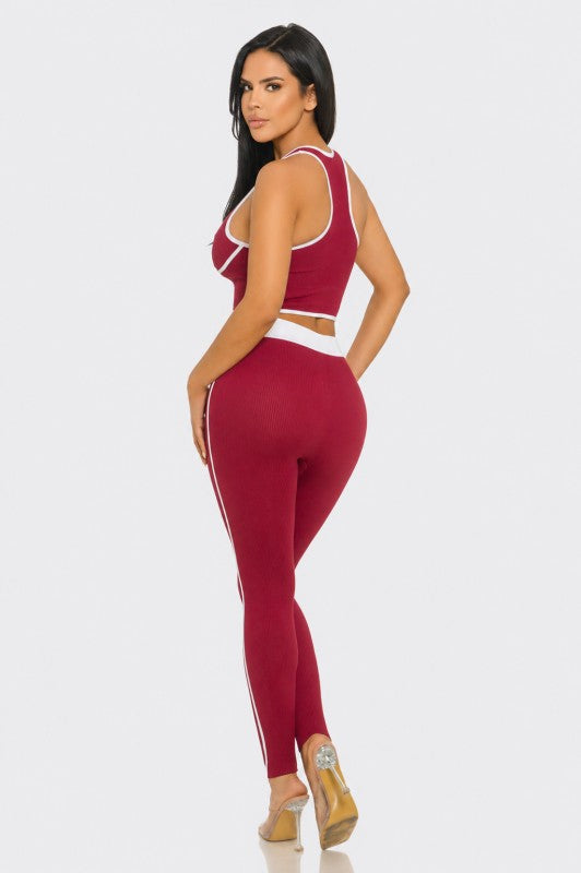 Power Play Active Set-Burgundy