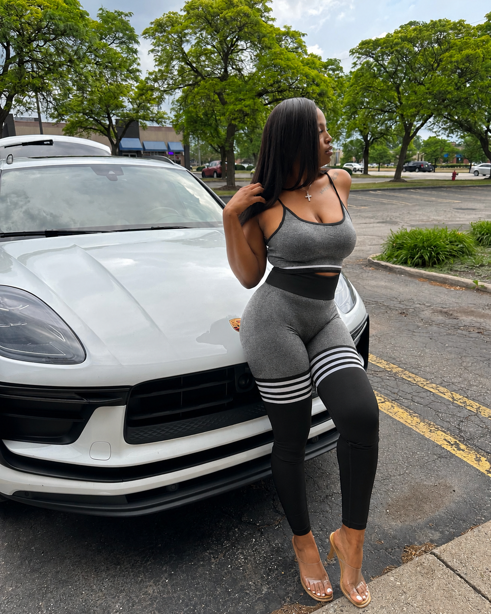 VIP Active Set-Charcoal