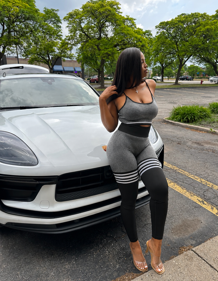 VIP Active Set-Charcoal