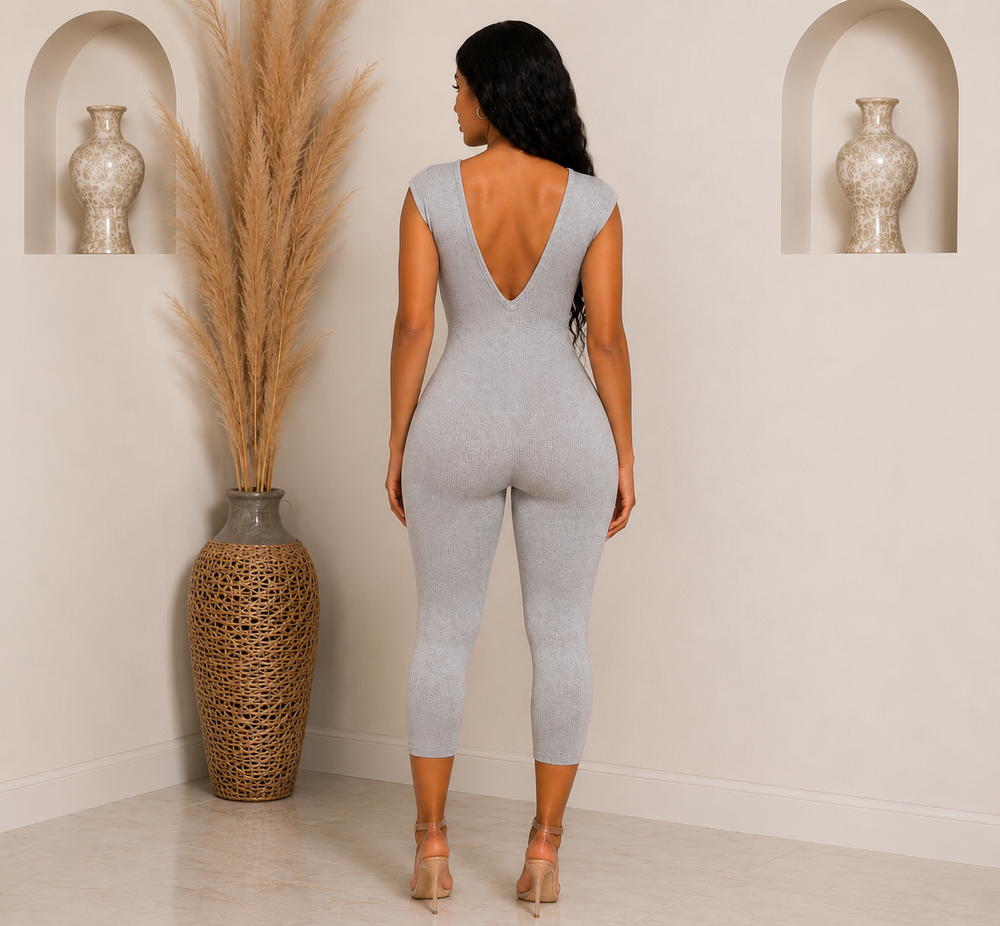 Tied to you Capri Jumpsuit