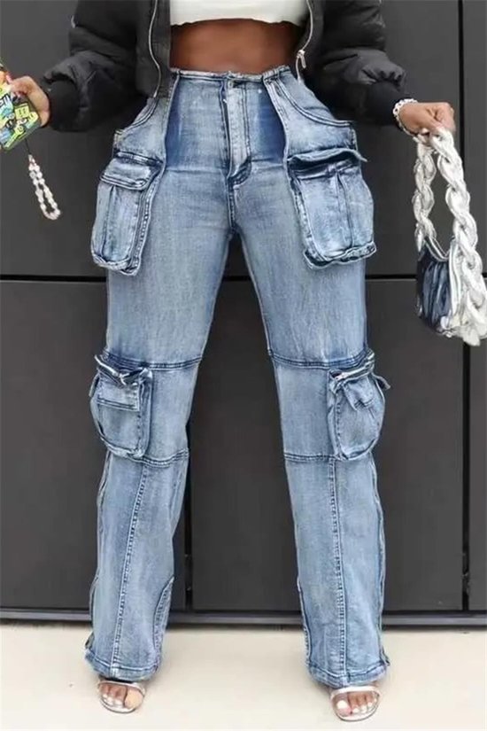 Fly Girl Utility Cargo Jeans