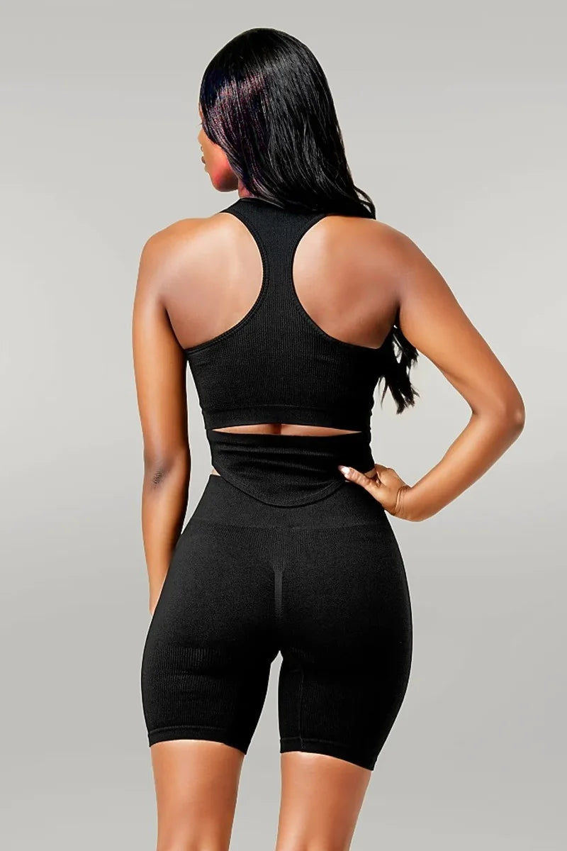 Happy Hour Biker Set-Black
