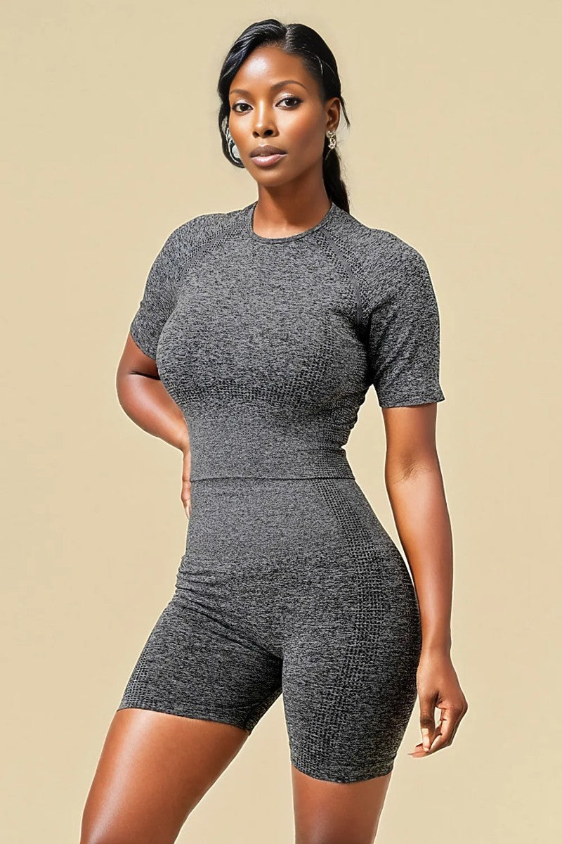Airport Flow Biker Set-Grey