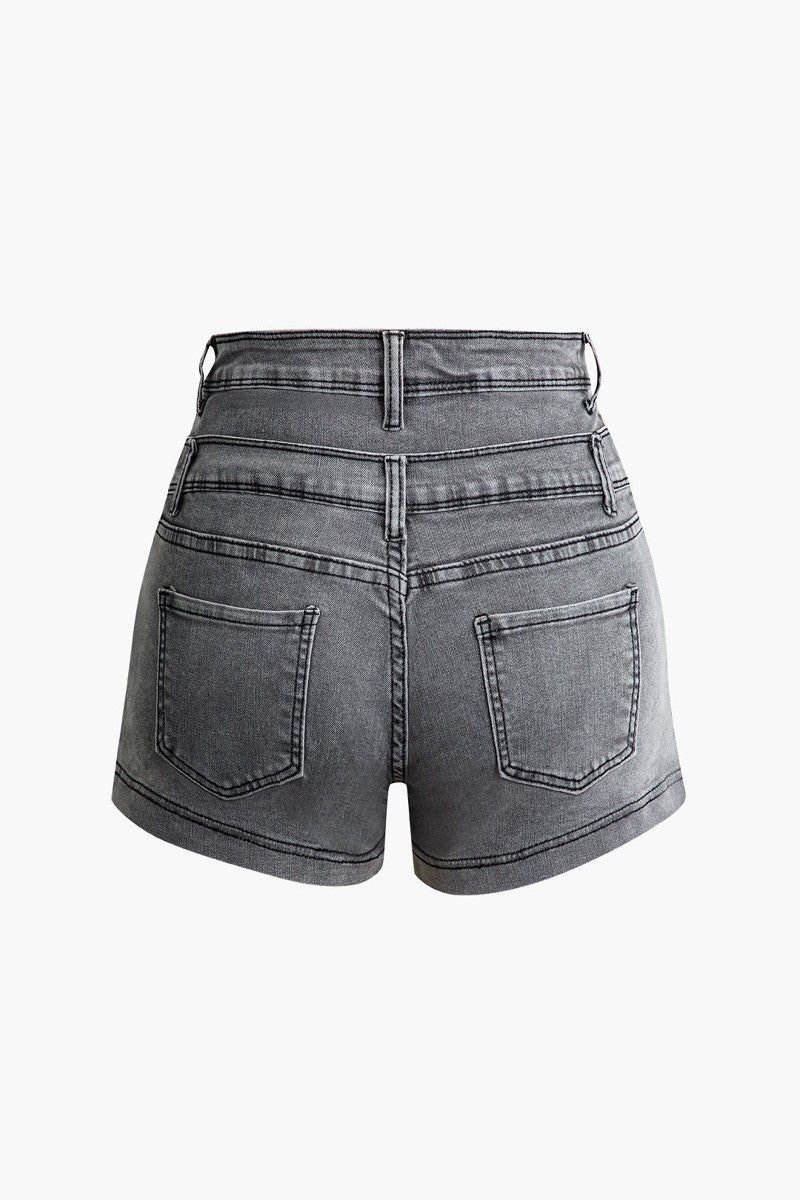 Heat Wave Cargo Shorts-Grey