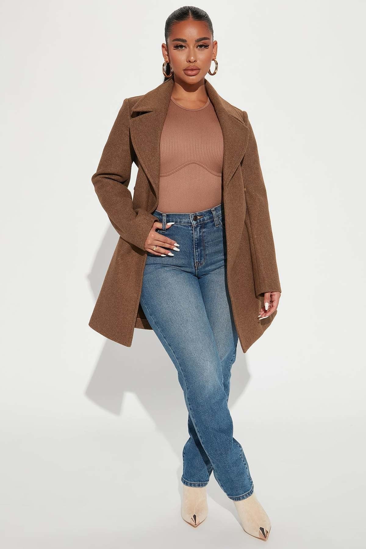 Amber Trench Coat-Camel