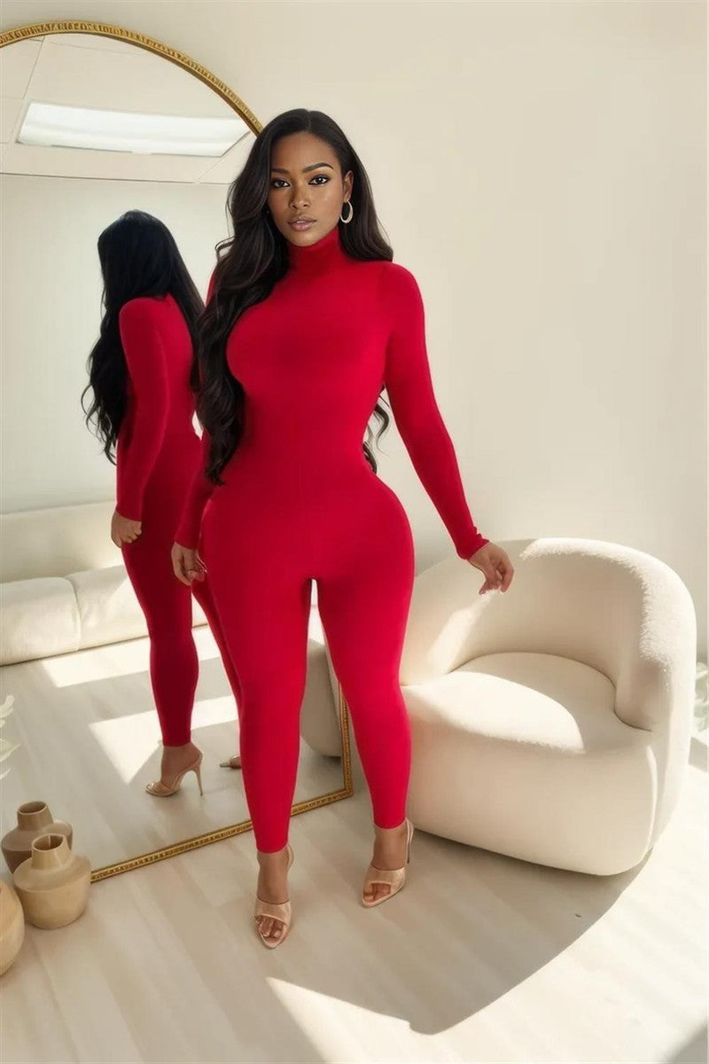 OG Girlfriend Jumpsuit-Red