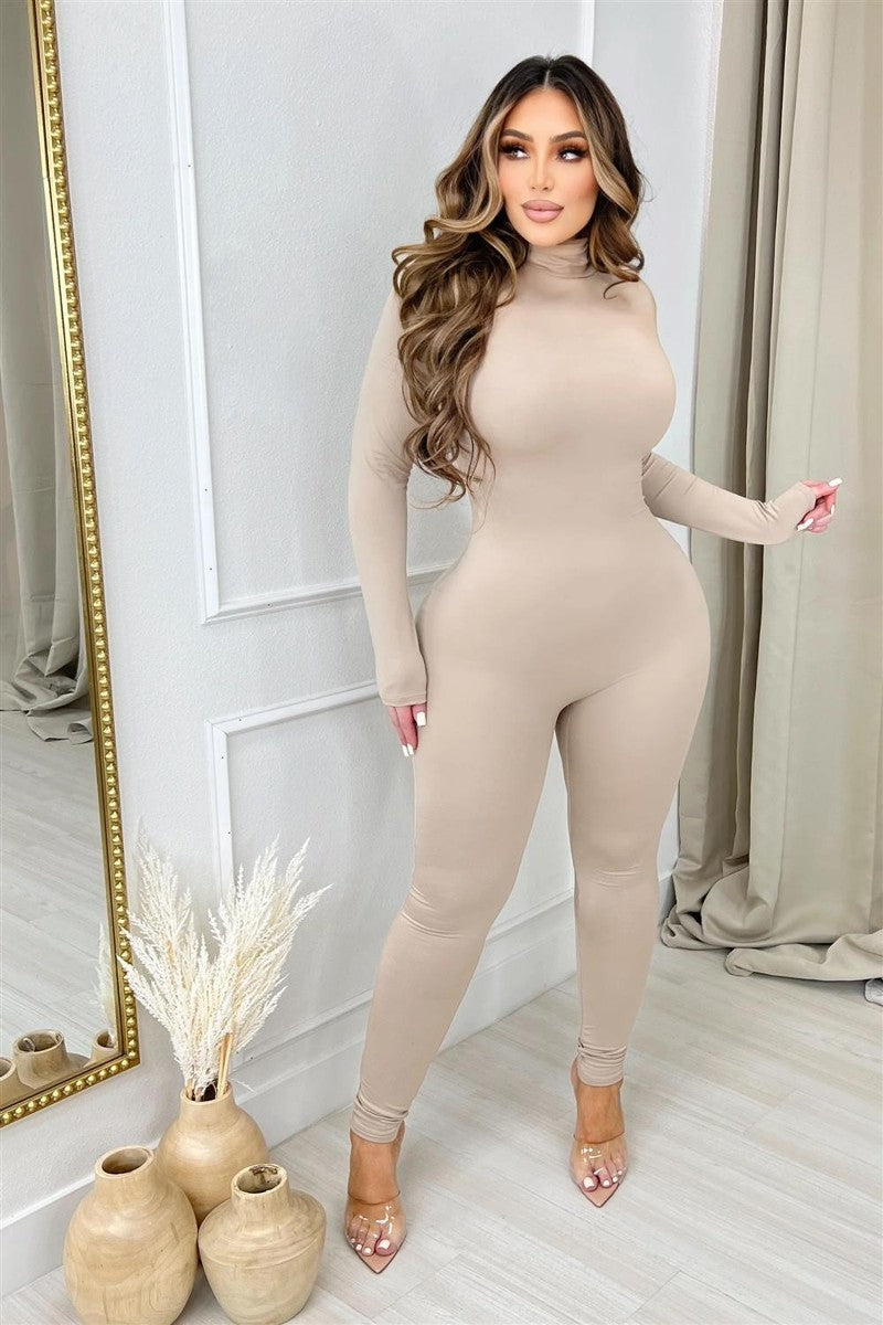 OG Girlfriend Jumpsuit-Tan