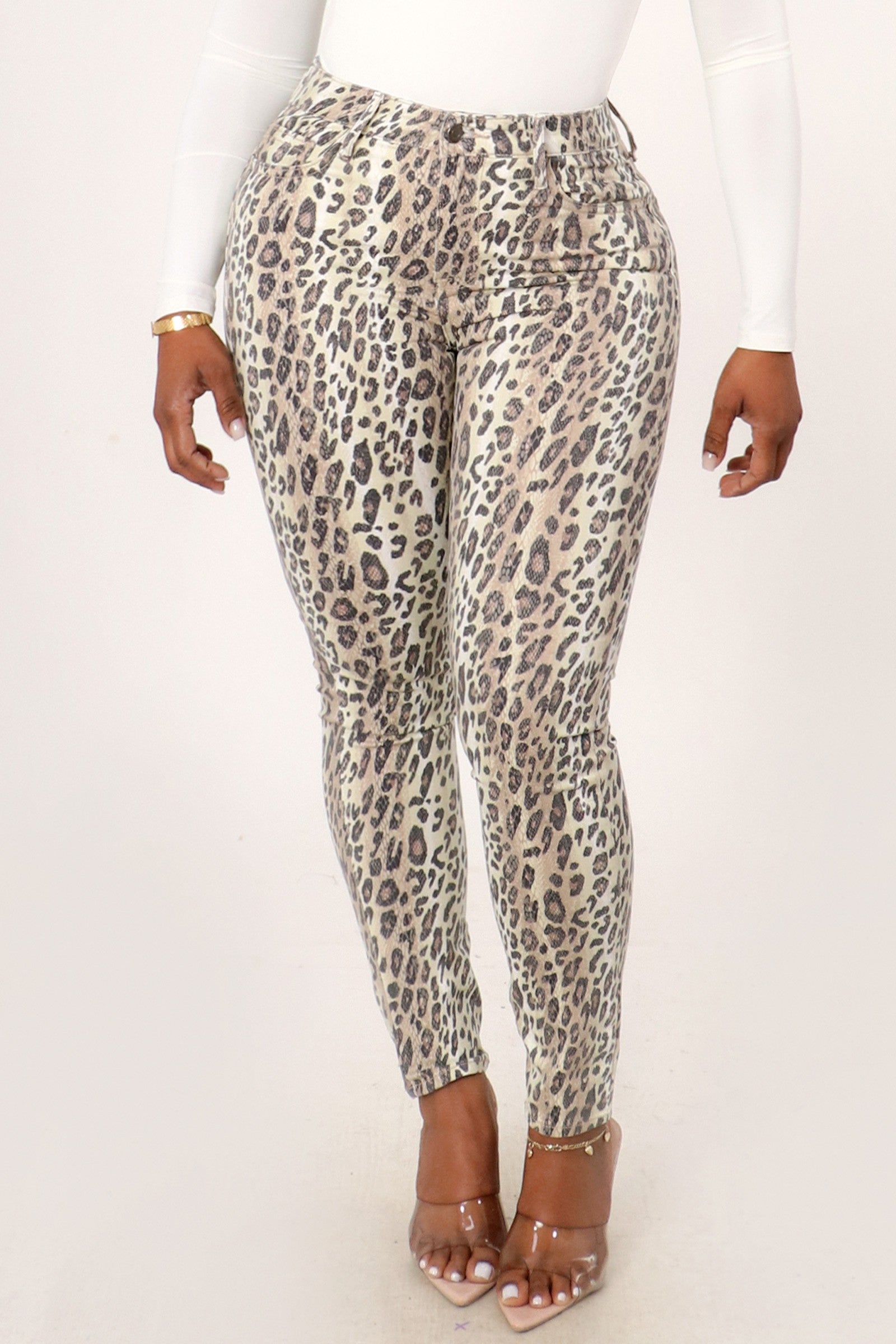 Make Them Chase Leopard Jeans