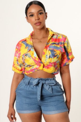 Breezy Tie Front Top