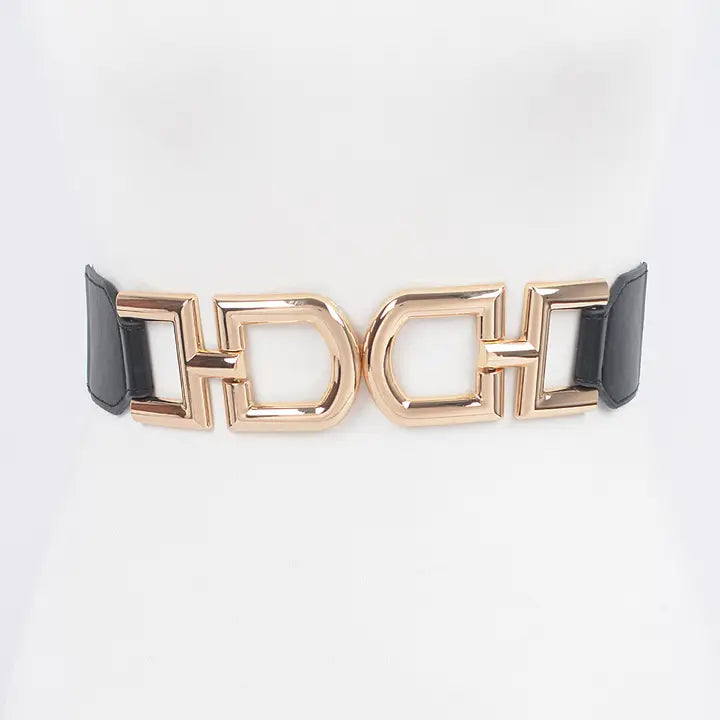Metal Buckle Elastic Plus Size Belt