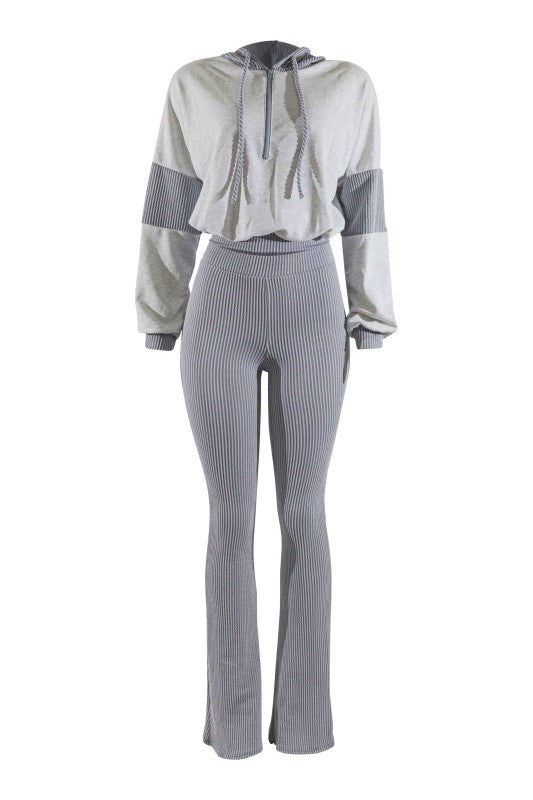 Love Me Right Set: Heather Gray/Silver