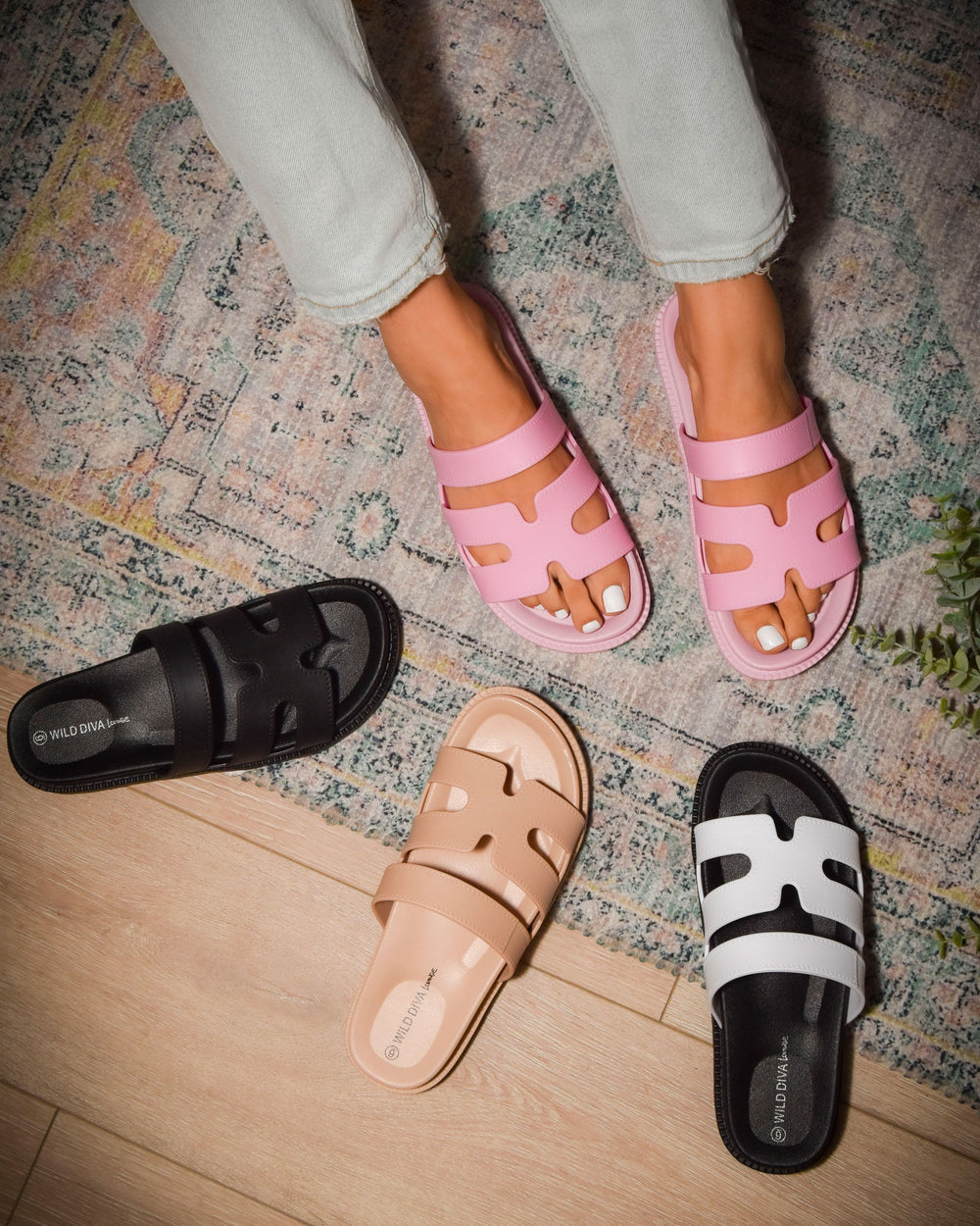 Aaliyah Slides-Black