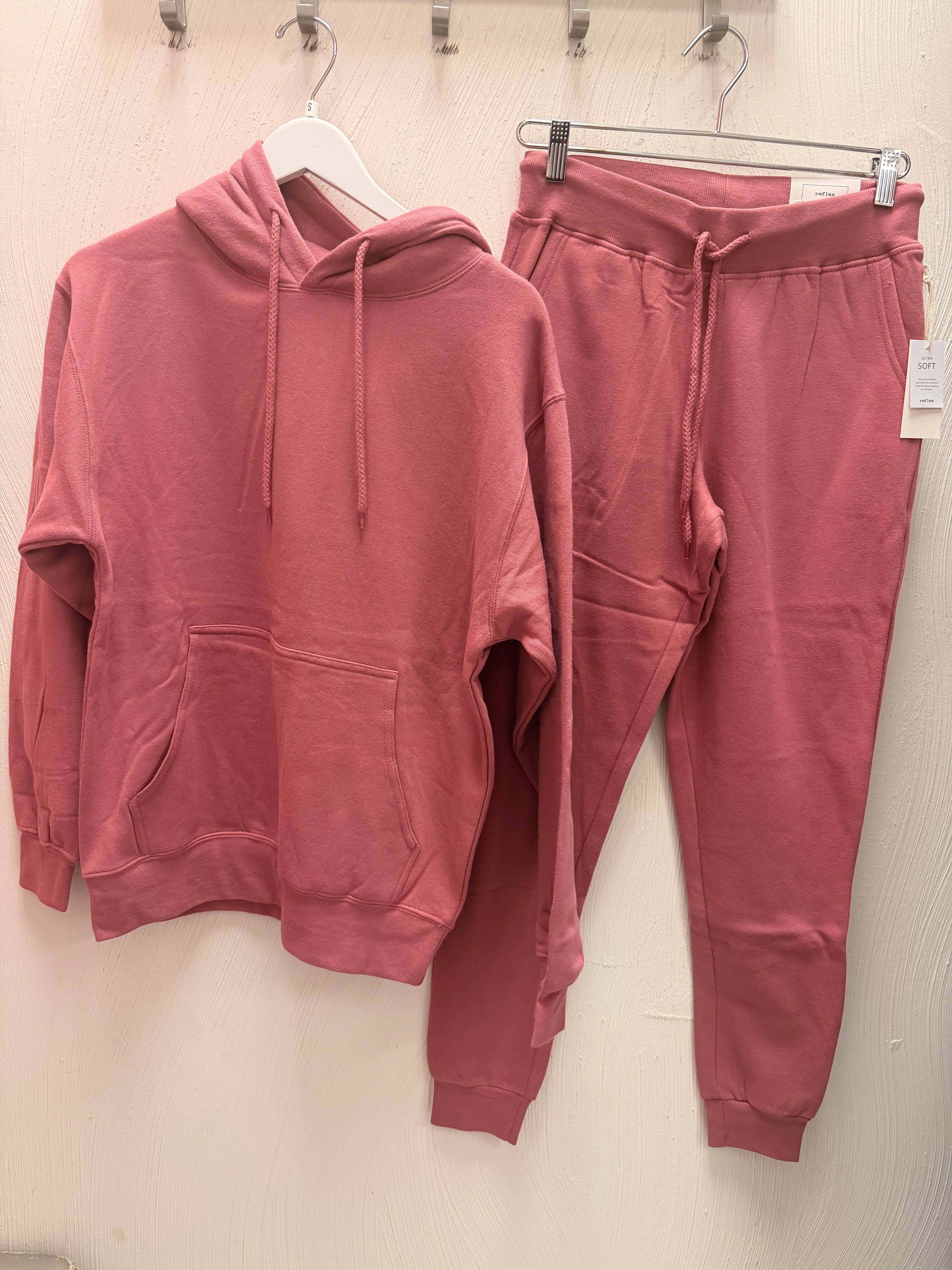 Comfy Club Jogger Set-Pink