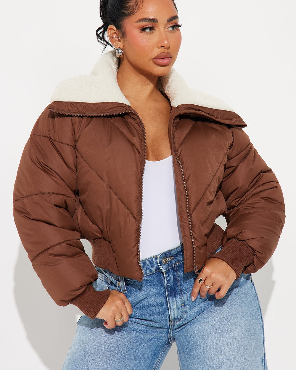 Brooklyn Bomber Jacket-Brown