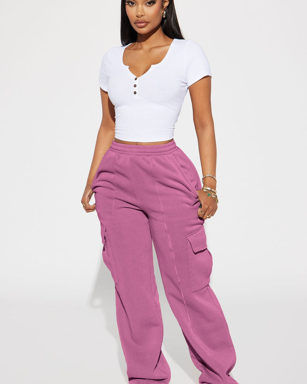 Essential Joggers-Rose Pink