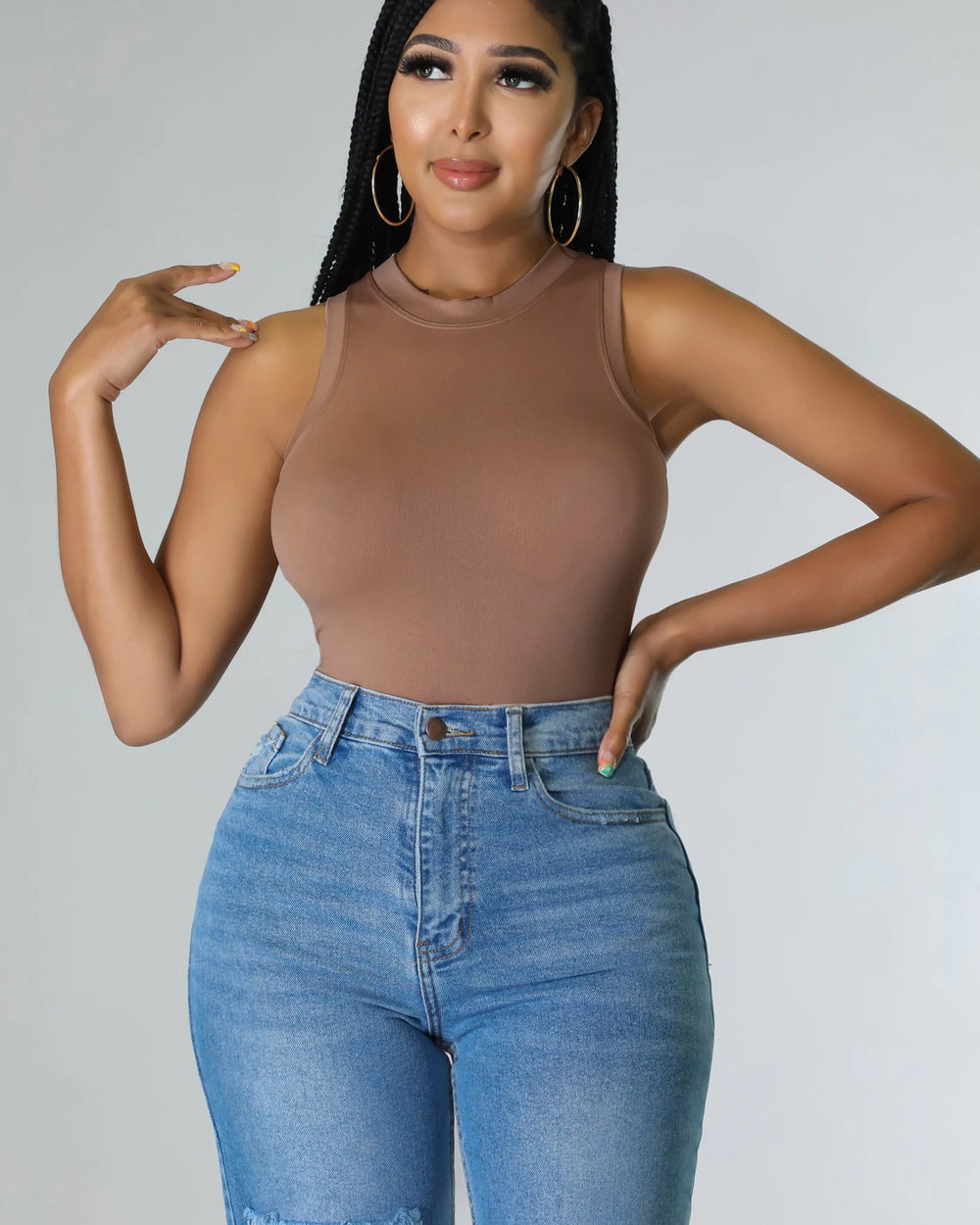 Essential Bodysuit-Brown