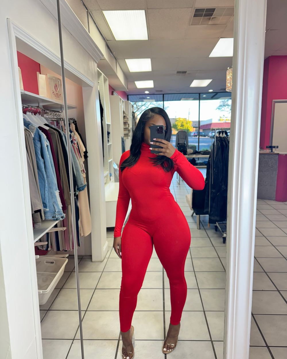 OG Girlfriend Jumpsuit-Red