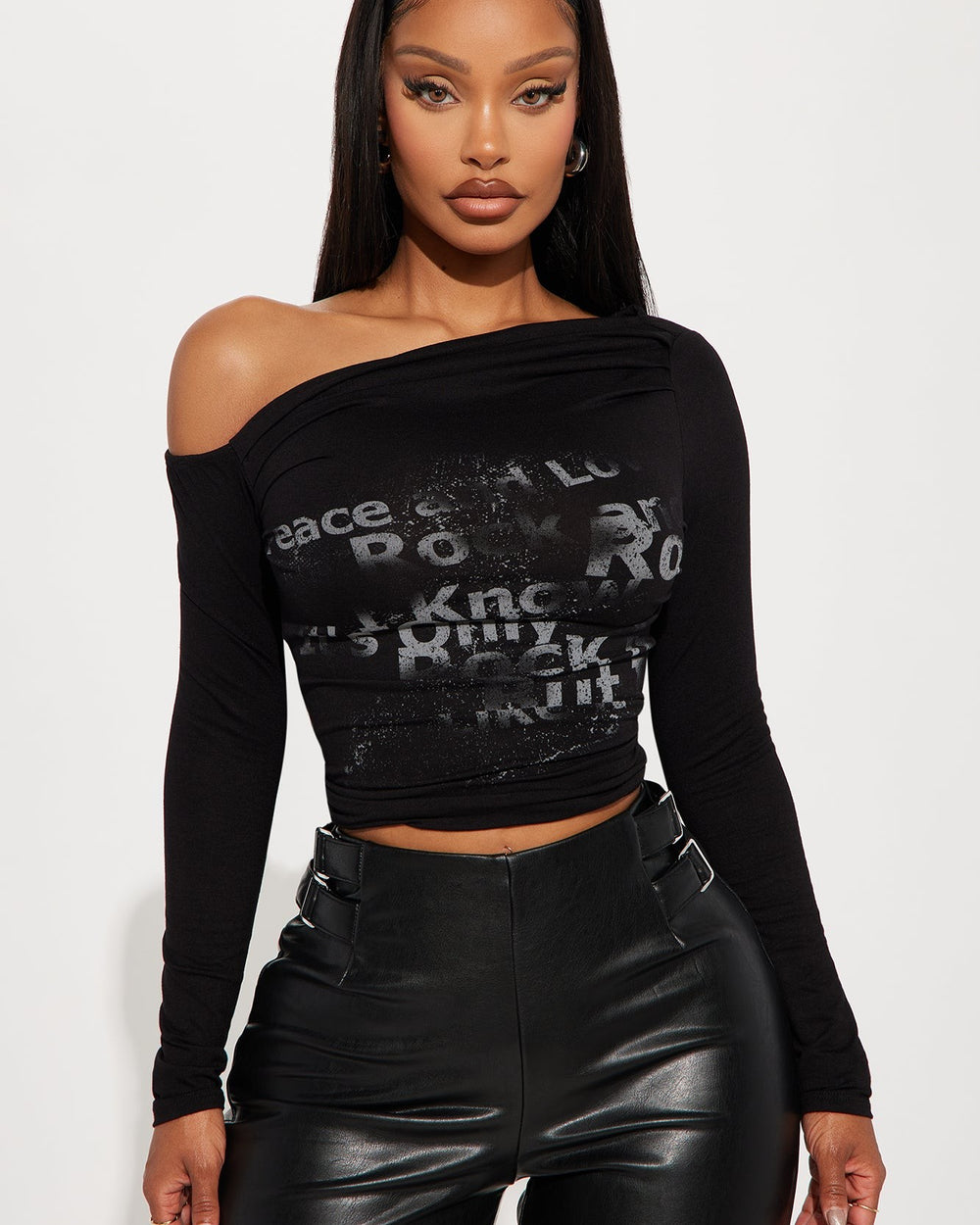 Midnight Graphic Top