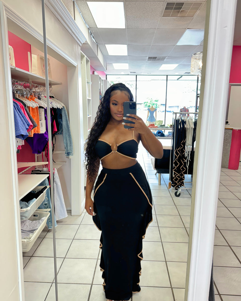 Island Gyal Maxi Skirt Set