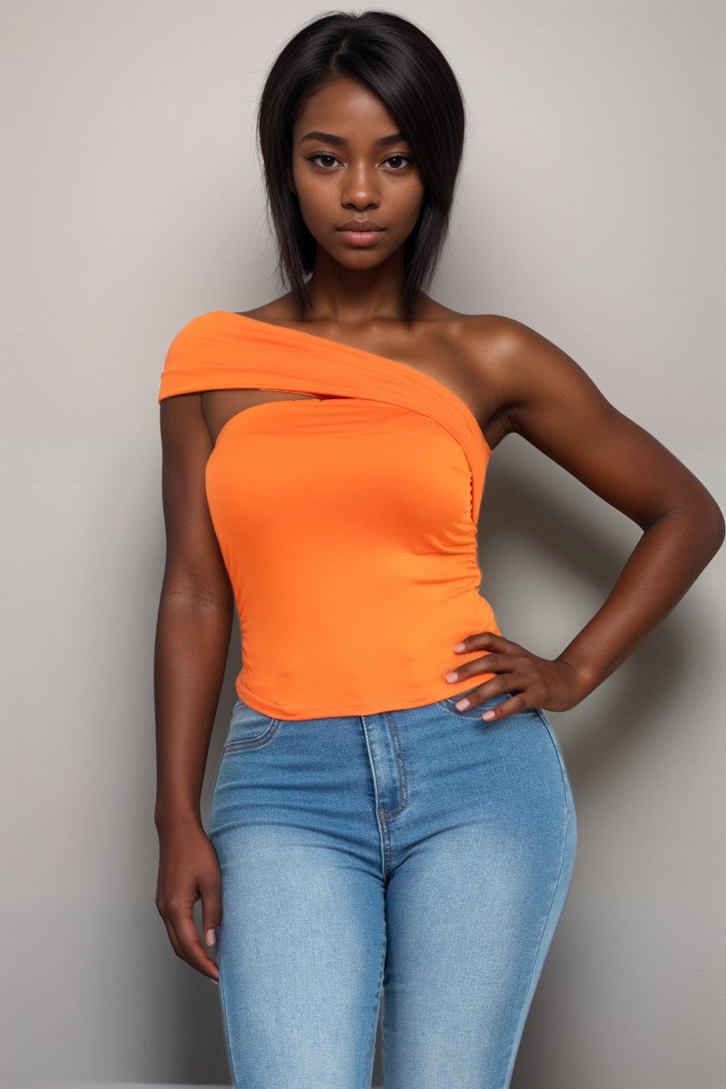 Mina Off Shoulder Top-Mango