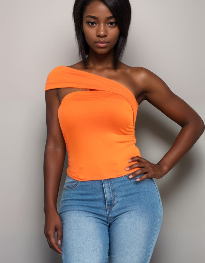 Mina Off Shoulder Top-Mango