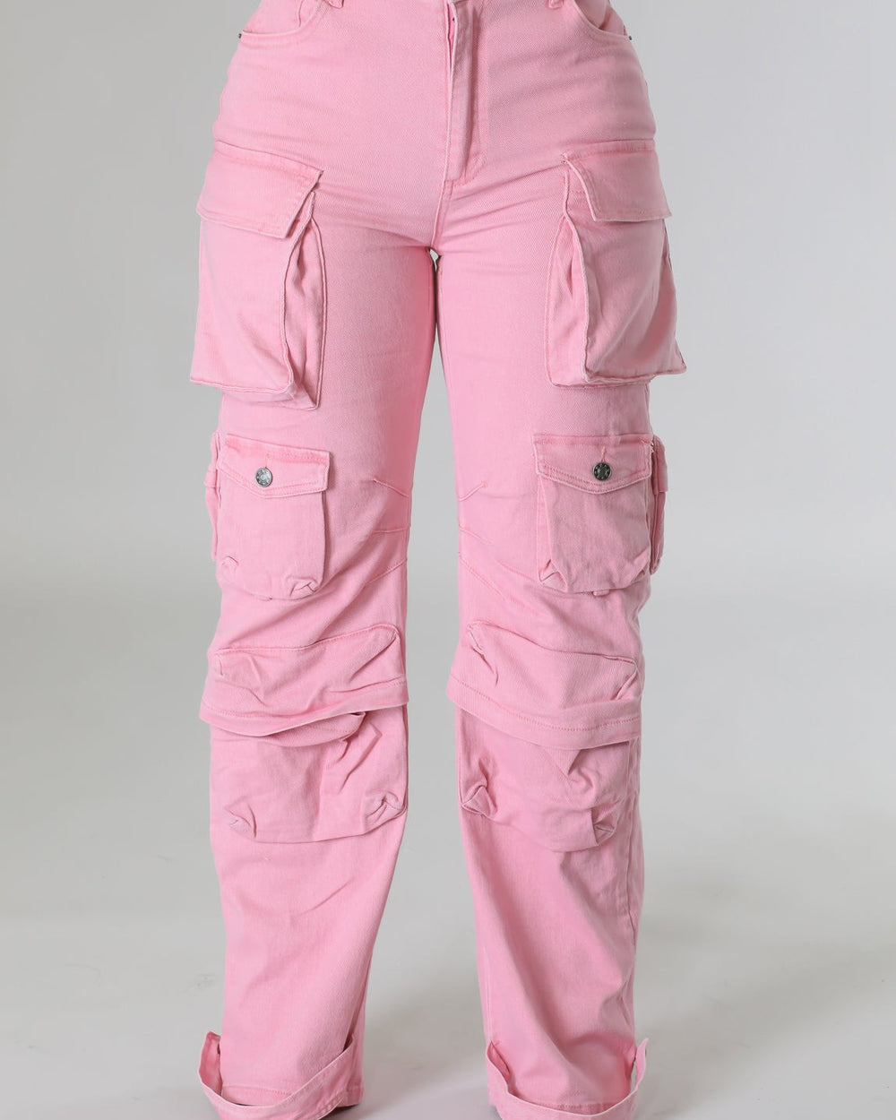 Girl Crush Cargo Pants-Bubblegum