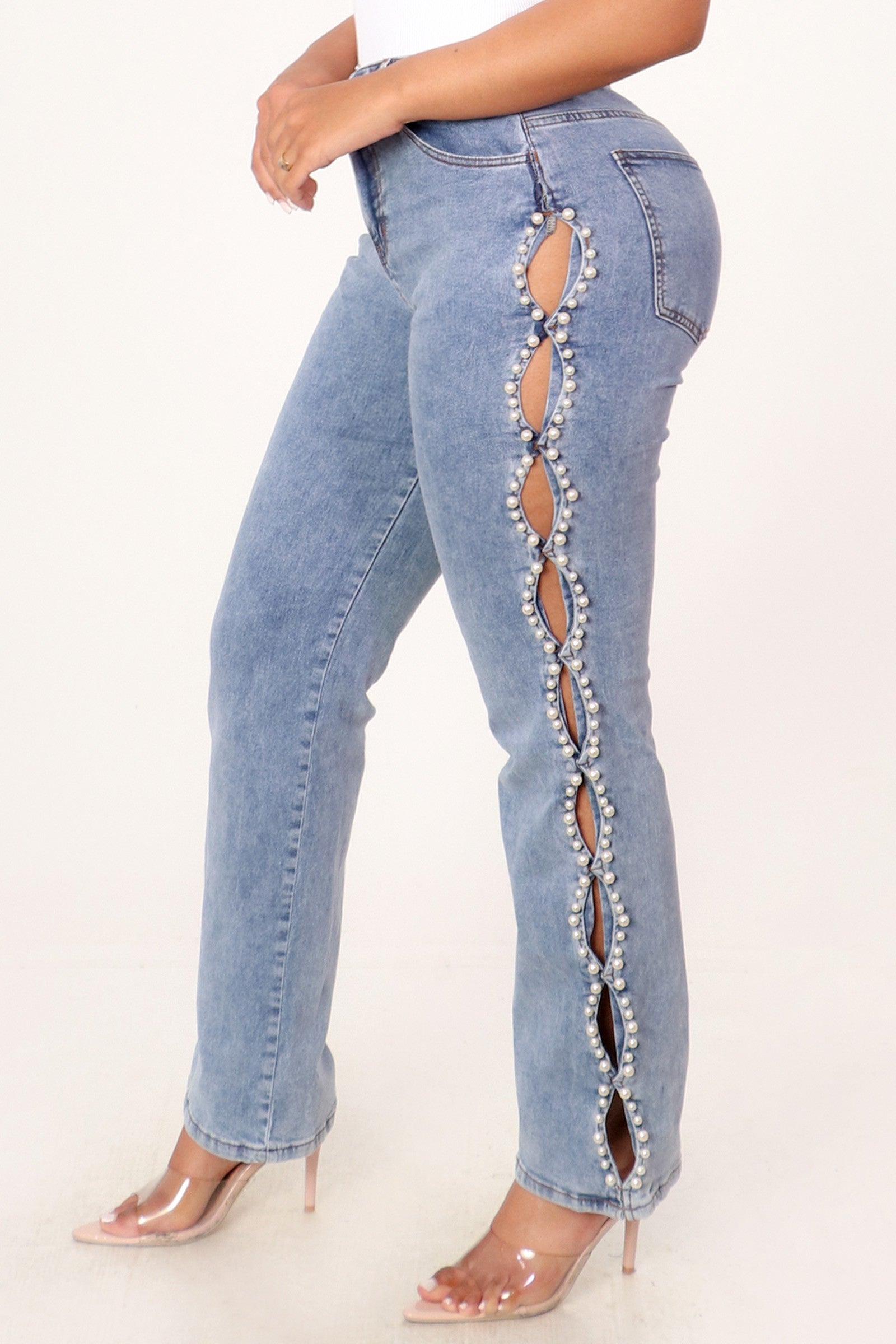 Crossover Denim Jeans
