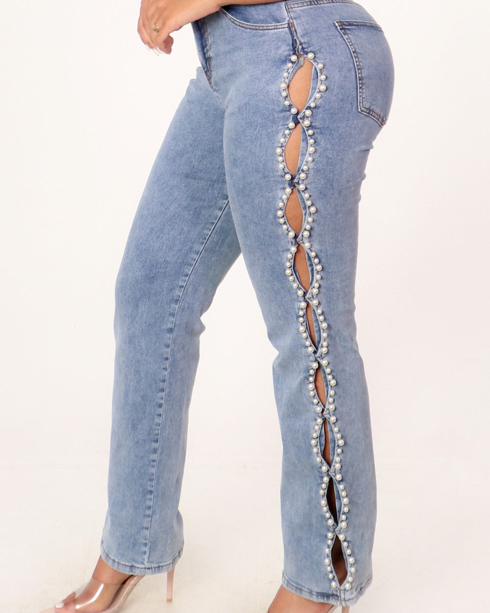 Crossover Denim Jeans