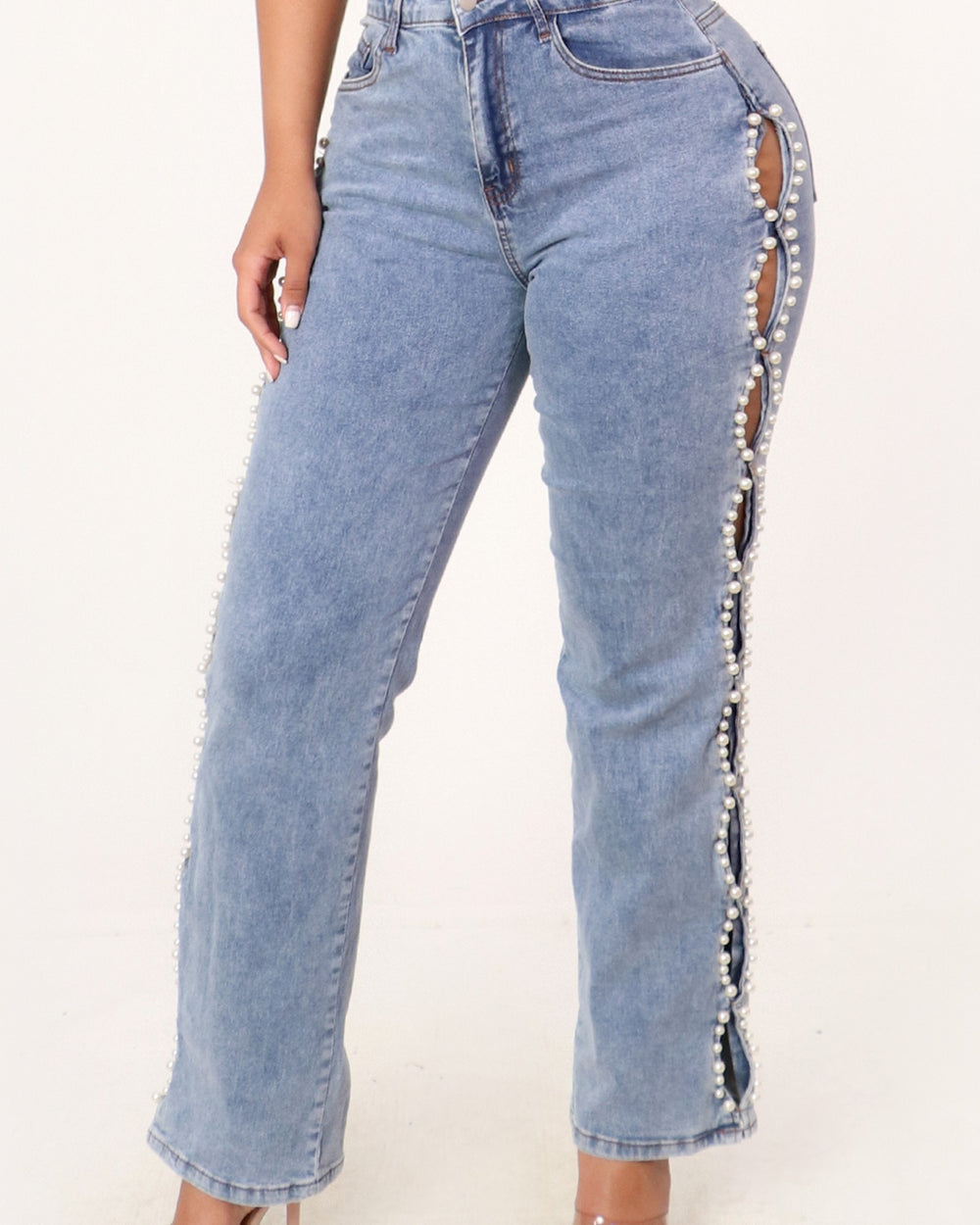 Crossover Denim Jeans
