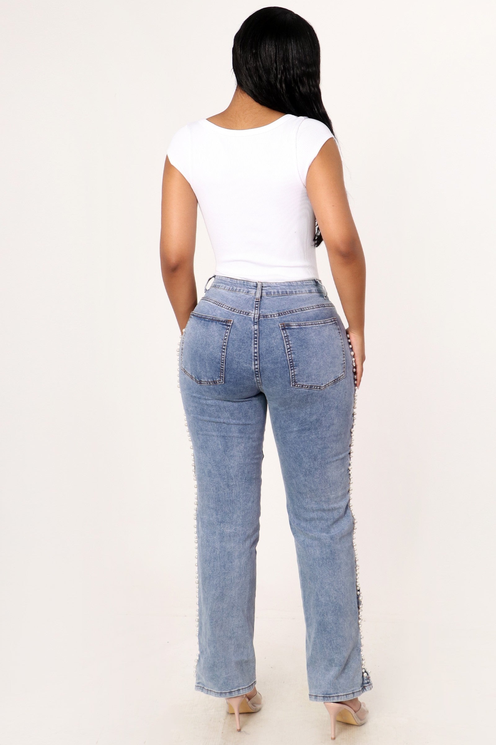 Crossover Denim Jeans