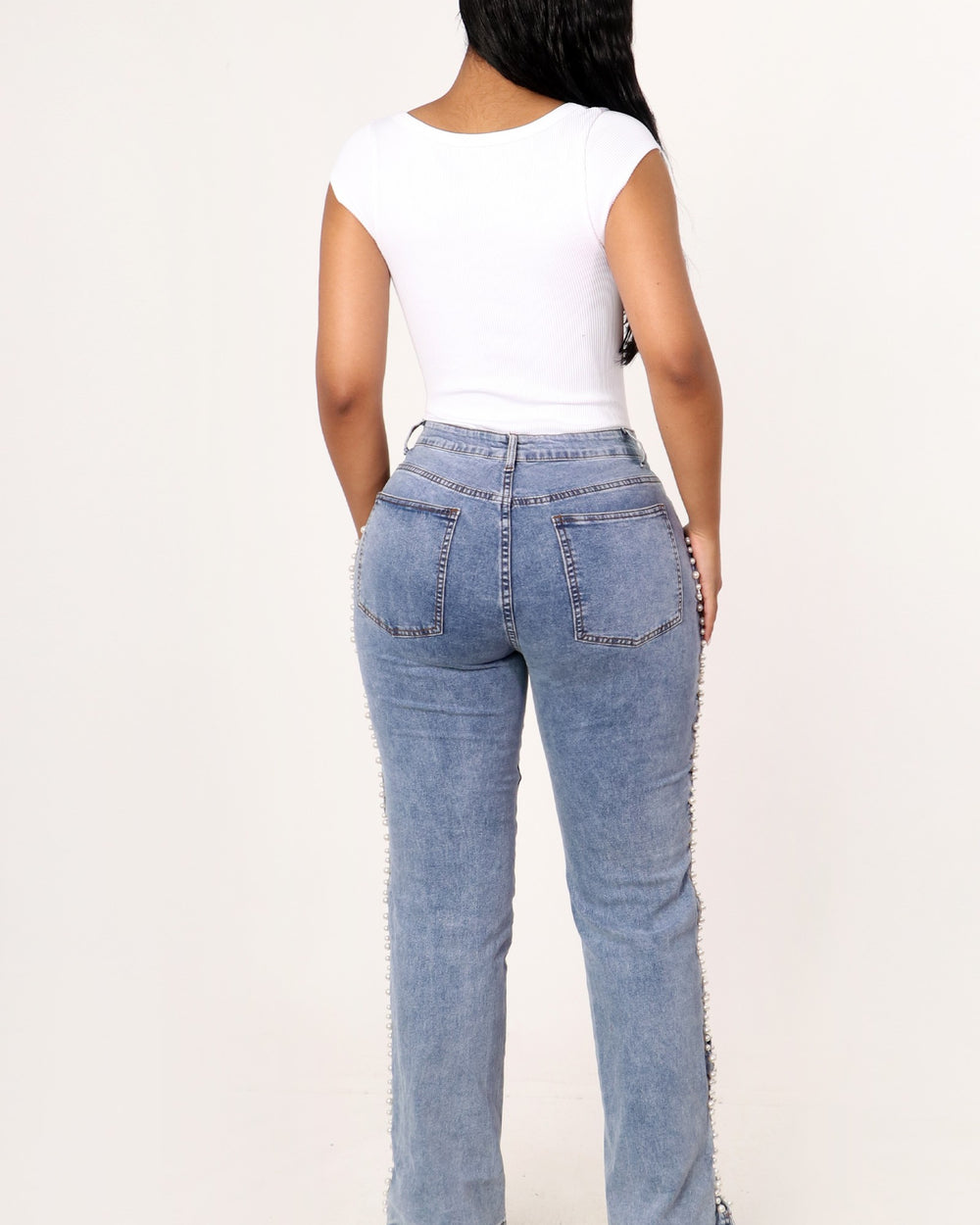 Crossover Denim Jeans