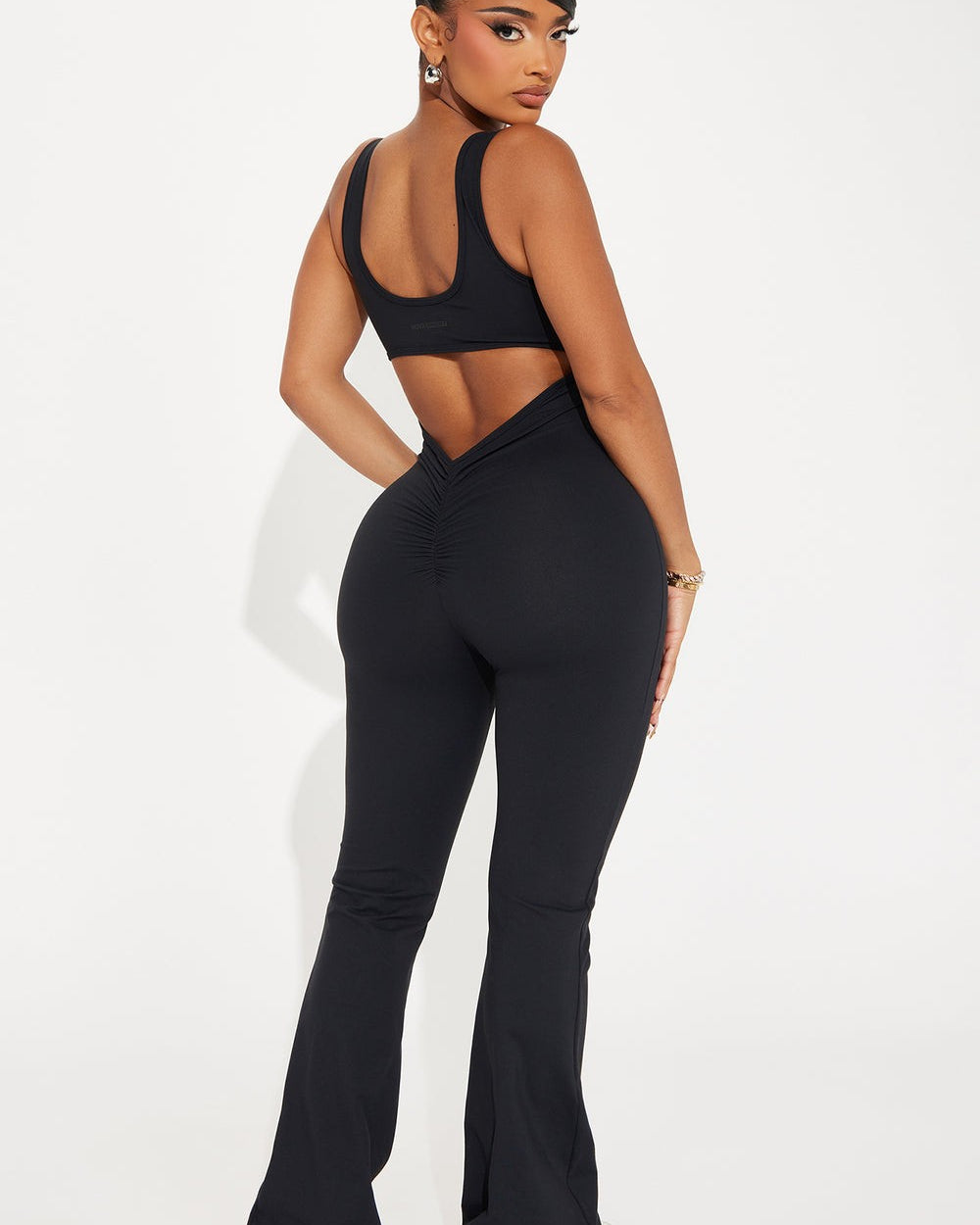 Kelly Cut-Out Jumpsuit-Black