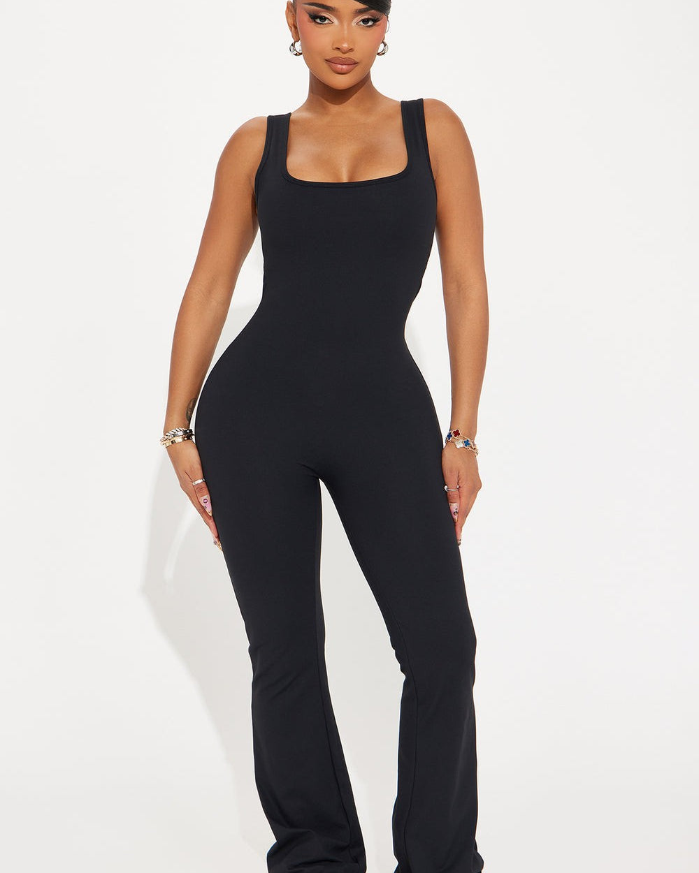 Kelly Cut-Out Jumpsuit-Black