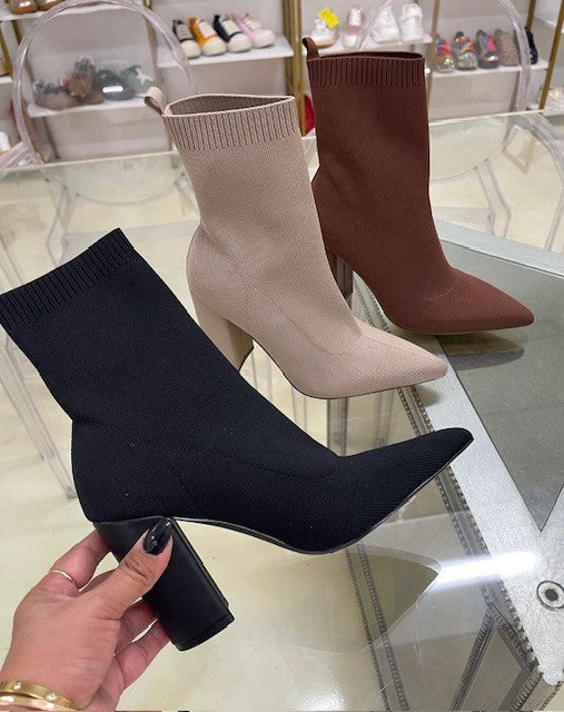 Missy Chunky Booties - Black