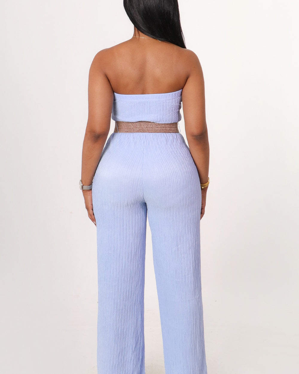 Day In Cabo Jumpsuit-Sky Blue