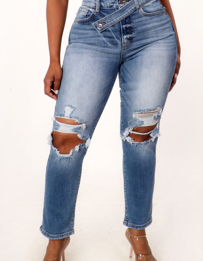 No Comparison Ripped Jeans