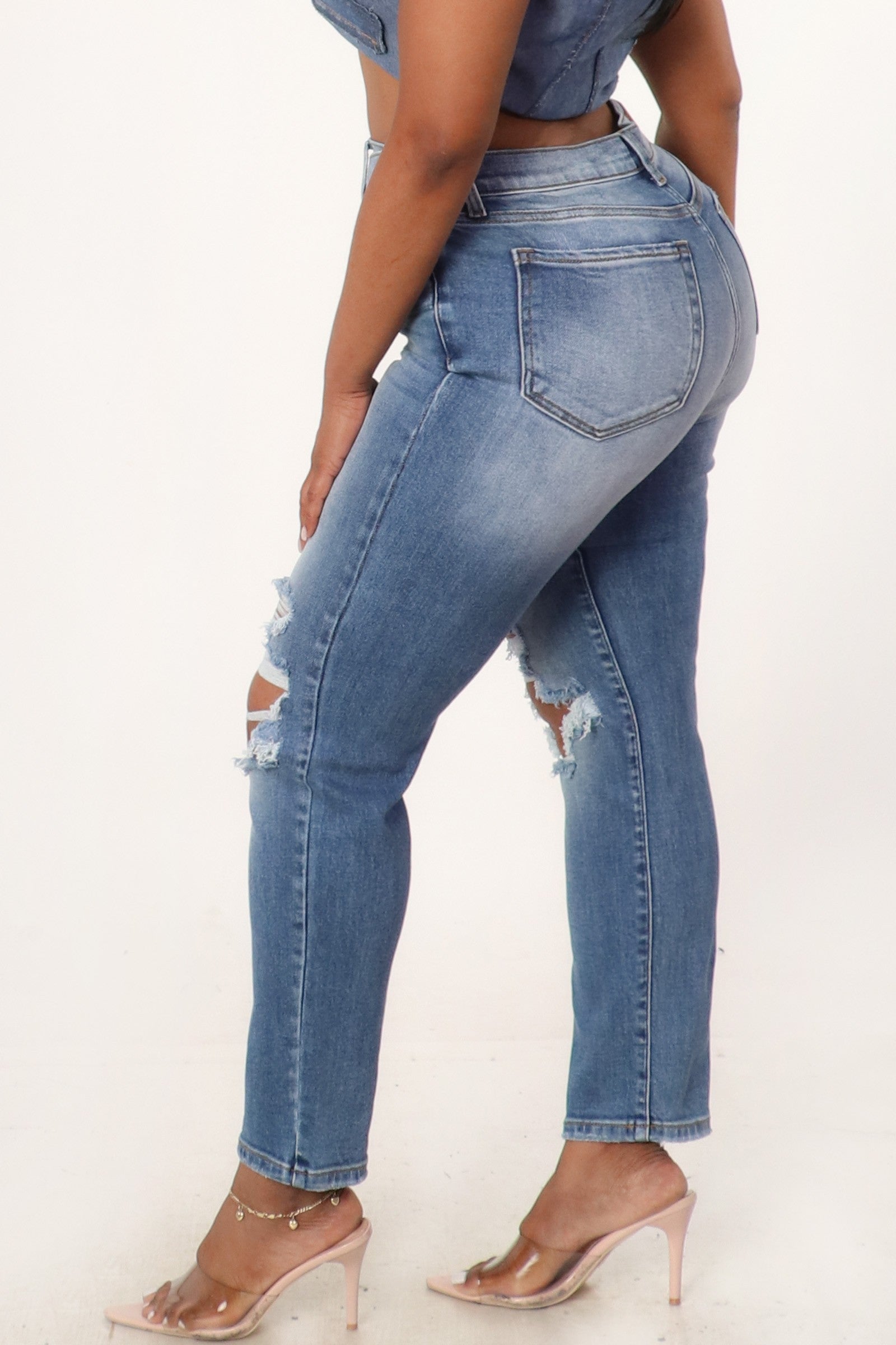 No Comparison Ripped Jeans
