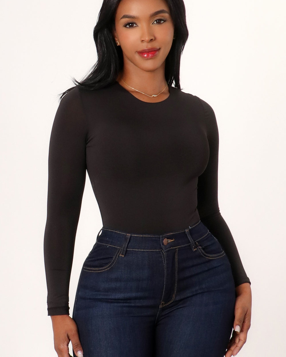 Signature Basic Bodysuit-Black