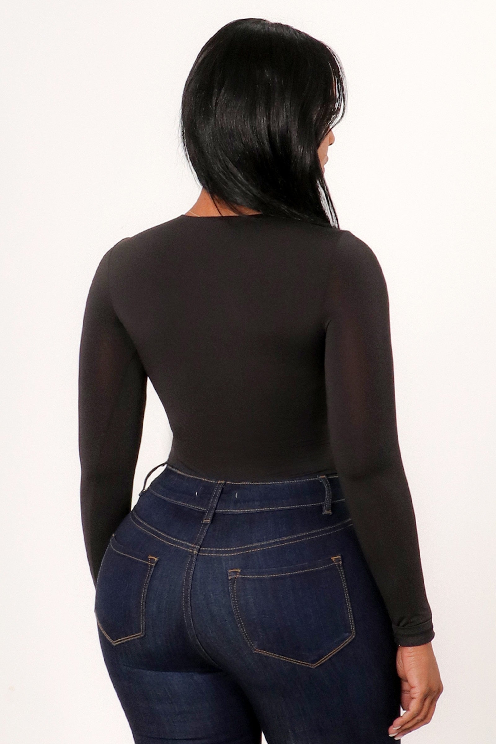 Signature Basic Bodysuit-Black
