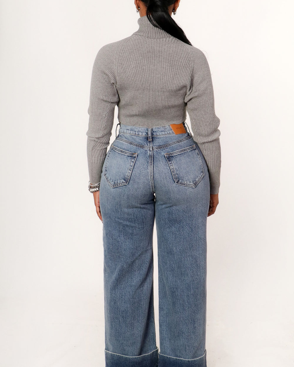 Cuffed Up Denim Pants