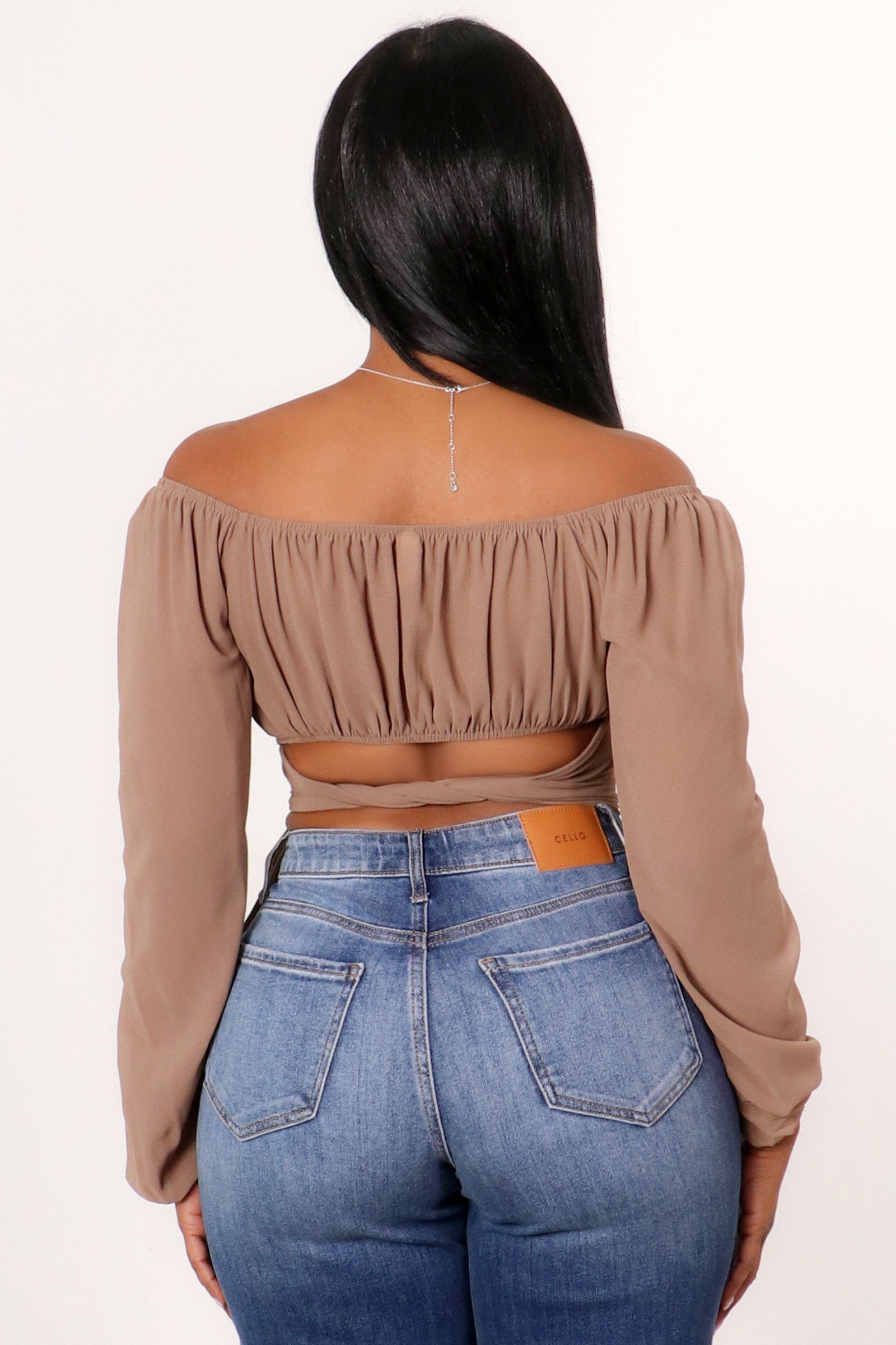 Sasha Ballerina Top-Tan