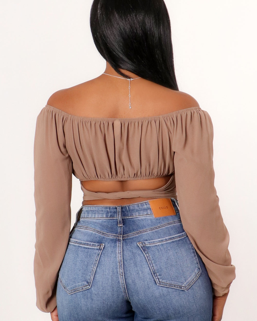 Sasha Ballerina Top-Tan