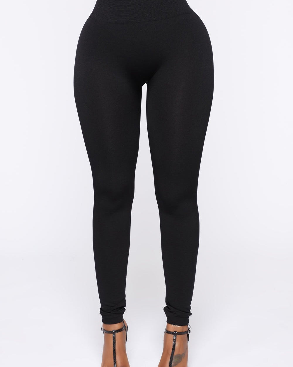 Butter Soft Fitted Leggings-Black