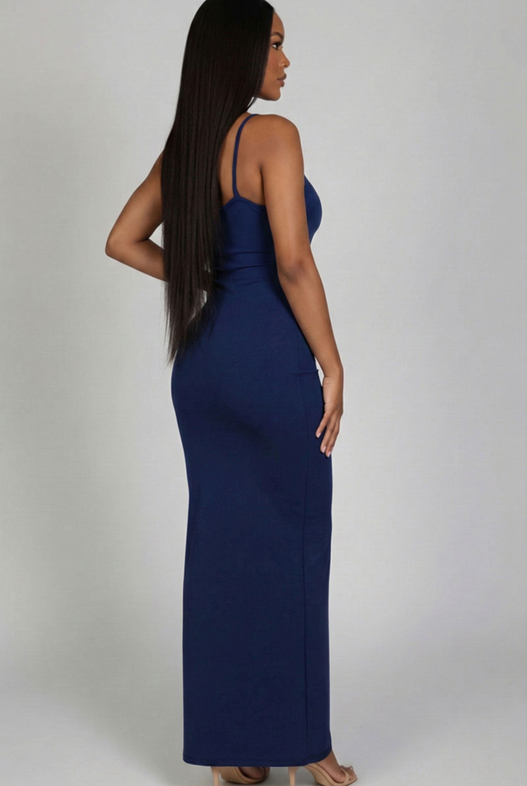 Snatched & Simple Maxi-Navy