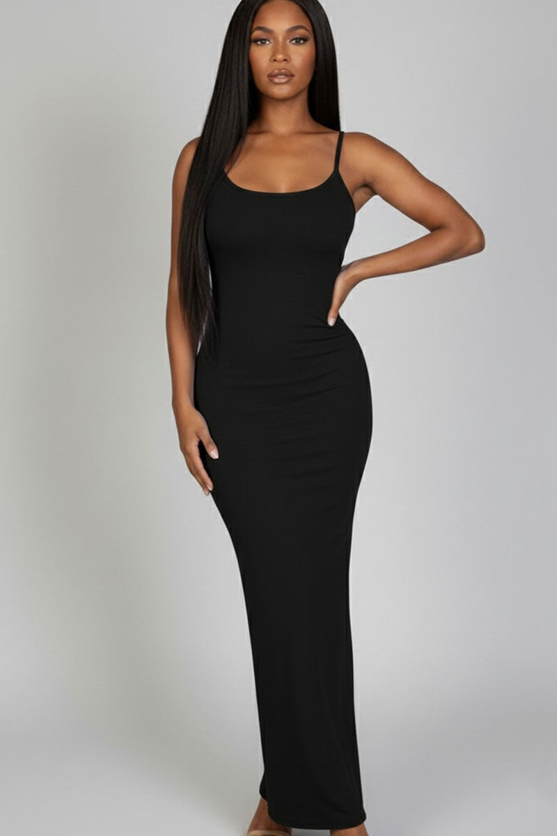 Snatched & Simple Maxi-Black
