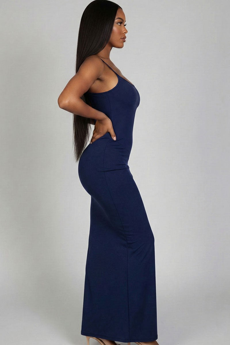 Snatched & Simple Maxi-Navy