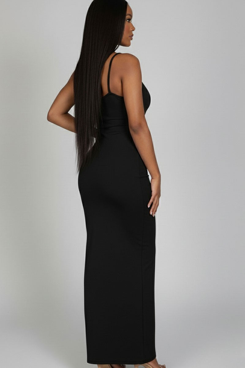 Snatched & Simple Maxi-Black