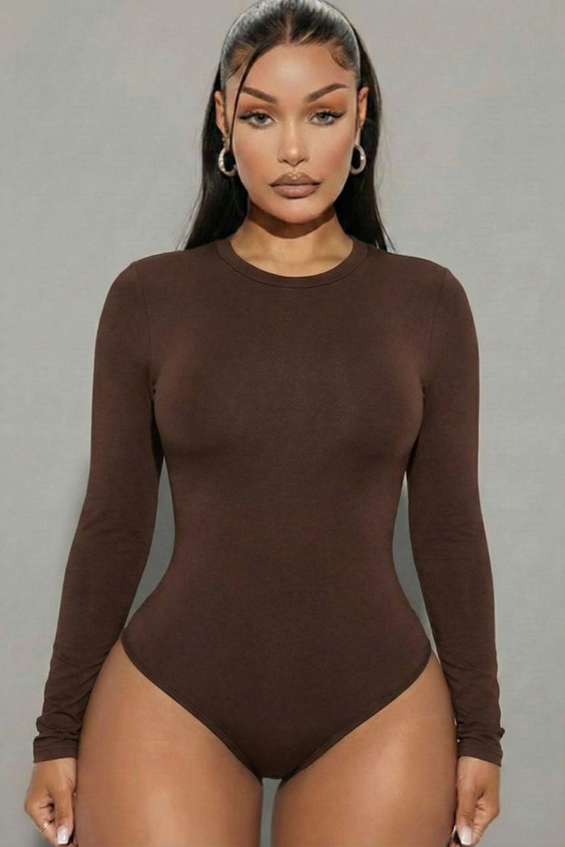 Everyday Essential Bodysuit - Coffee
