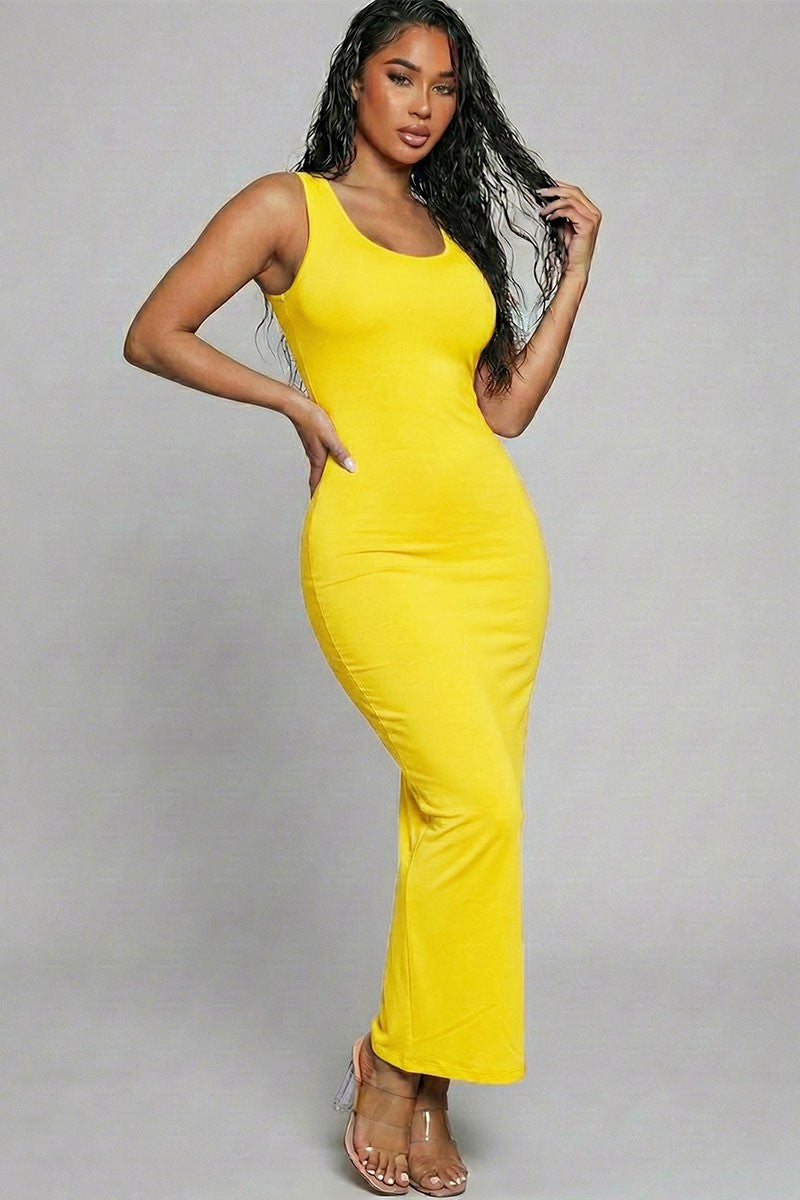 The Essence Maxi Dress-Yellow