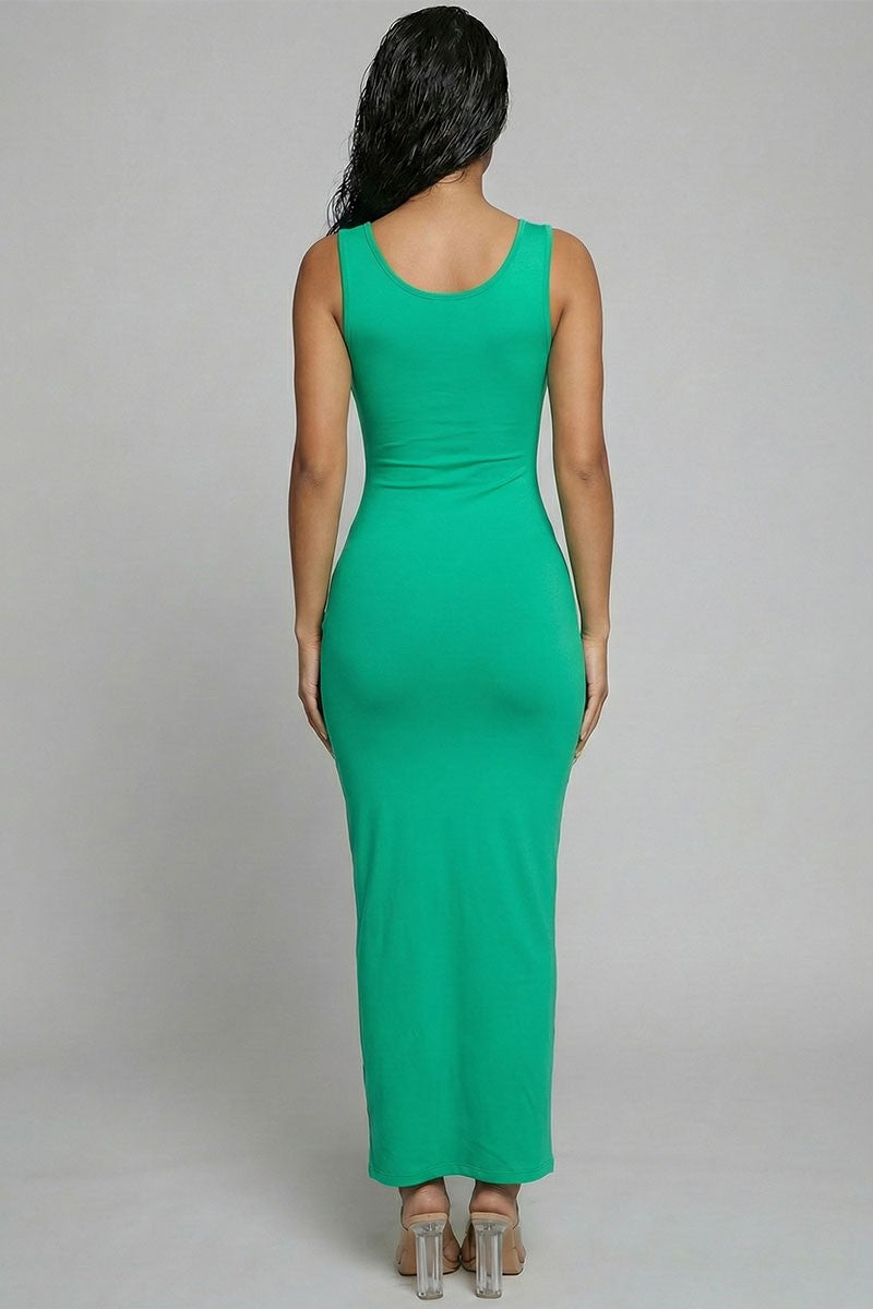 The Essence Maxi Dress-Green